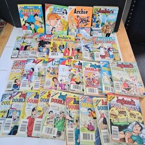 30- archie's Double Digest & Jughead's Comic Book Lot 90s/Y2K Vintage Set
